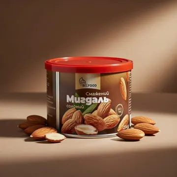 Мигдаль смажений солоний Belfood 120г