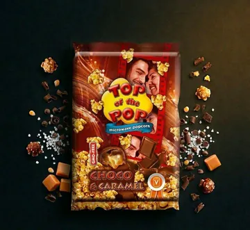 Попкорн зі смаком Шоколаду та карамелі Top of the Pop