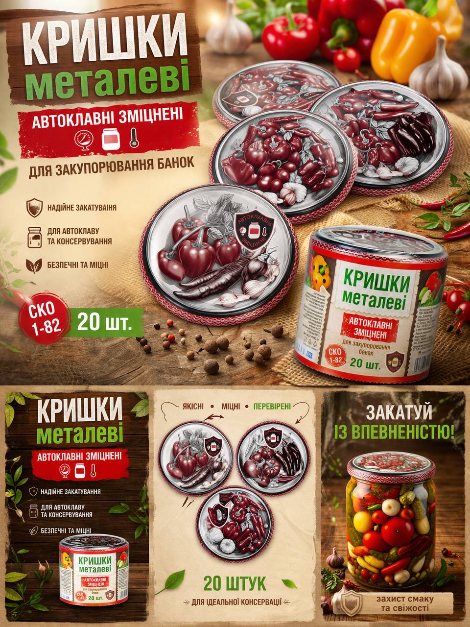 Кришки Belfood